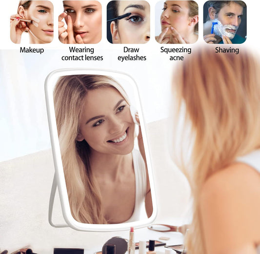 LED Touch Screen Makeup Mirror